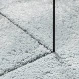 HUARTE kék rövid szálú puha és mosható szőnyeg 140 x 200 cm