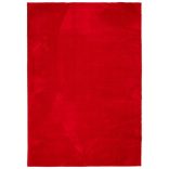 HUARTE piros rövid szálú puha és mosható szőnyeg 160 x 230 cm