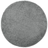 PAMPLONA zöld magas szálú bolyhos modern szőnyeg Ø 80 cm