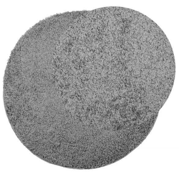 PAMPLONA zöld magas szálú bolyhos modern szőnyeg Ø 80 cm