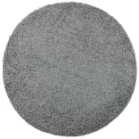 PAMPLONA zöld magas szálú bolyhos modern szőnyeg Ø 120 cm