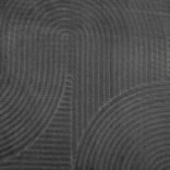 IZA antracit rövid szálú skandináv stílusú szőnyeg Ø 80 cm