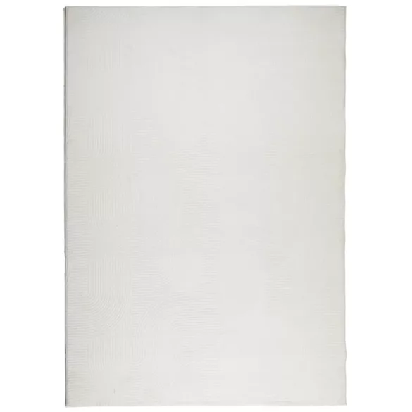 IZA krémszínű rövid szálú skandináv stílusú szőnyeg 140x200 cm