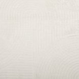 IZA krémszínű rövid szálú skandináv stílusú szőnyeg Ø 80 cm