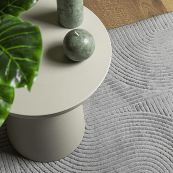 IZA szürke rövid szálú skandináv stílusú szőnyeg 100 x 200 cm