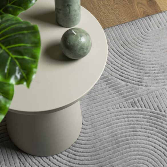 IZA szürke rövid szálú skandináv stílusú szőnyeg 140 x 200 cm