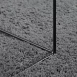 OVIEDO antracitszürke rövid szálú szőnyeg Ø 200 cm