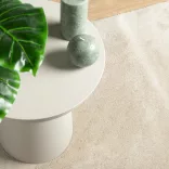 OVIEDO bézs rövid szálú szőnyeg 140 x 200 cm