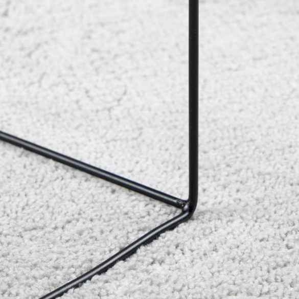 OVIEDO szürke rövid szálú szőnyeg 160 x 230 cm