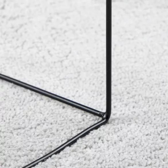 OVIEDO szürke rövid szálú szőnyeg 200 x 280 cm