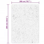 OVIEDO szürke rövid szálú szőnyeg 200 x 280 cm