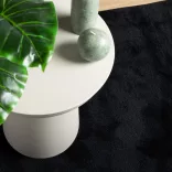 OVIEDO fekete rövid szálú szőnyeg 160x230 cm