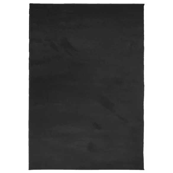 OVIEDO fekete rövid szálú szőnyeg 200 x 280 cm