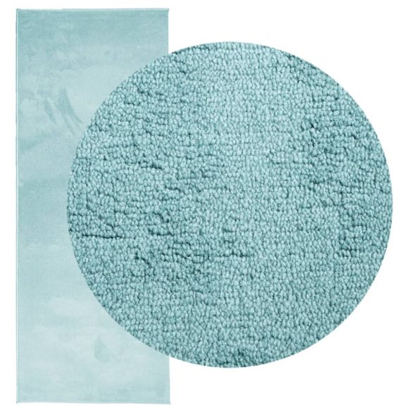 OVIEDO zöld rövid szálú szőnyeg 80 x 200 cm