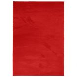 OVIEDO piros rövid szálú szőnyeg 140 x 200 cm