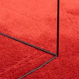 OVIEDO piros rövid szálú szőnyeg 140 x 200 cm