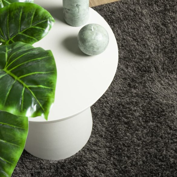 ISTAN antracitszürke hosszú szálú fényes szőnyeg 100 x 200 cm