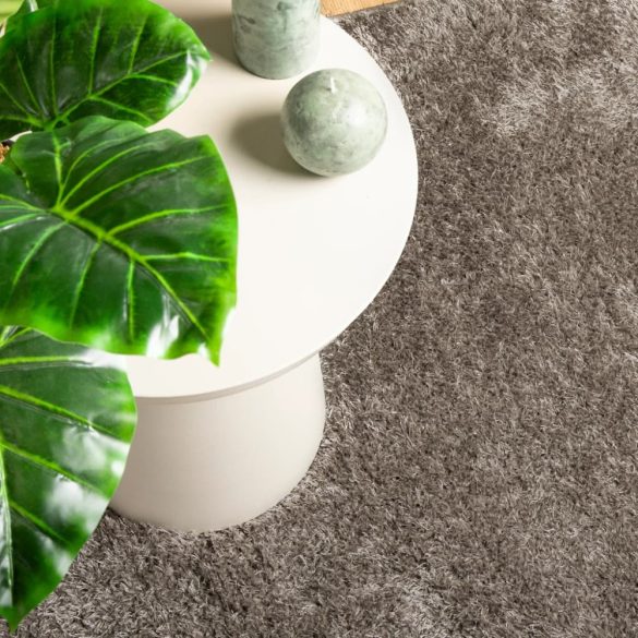 ISTAN szürke hosszú szálú fényes szőnyeg 120 x 170 cm