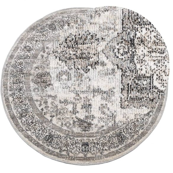 ARBIZU többszínű vintage stílusú bel-/kültéri szőnyeg Ø 120 cm