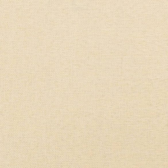 kétszemélyes krémszínű szövet kanapéágy