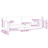 kétszemélyes kék bársony kanapéágy két párnával