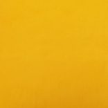 kétszemélyes sárga bársony kanapéágy két párnával