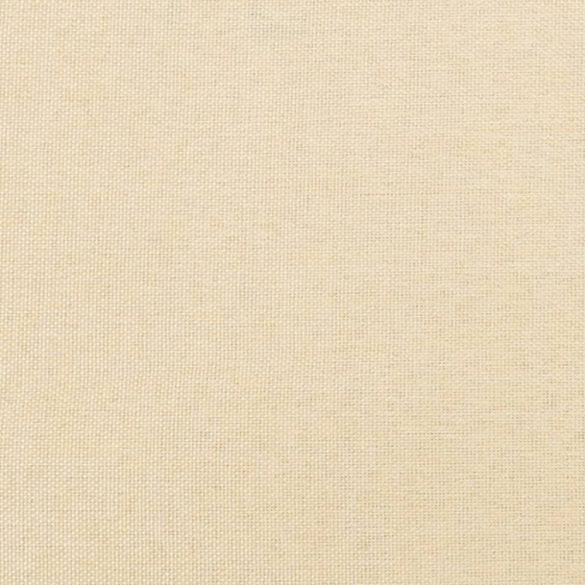 kétszemélyes krémszínű szövet kanapéágy