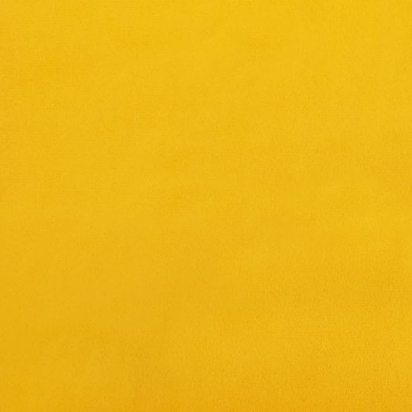 kétszemélyes sárga bársony kanapéágy