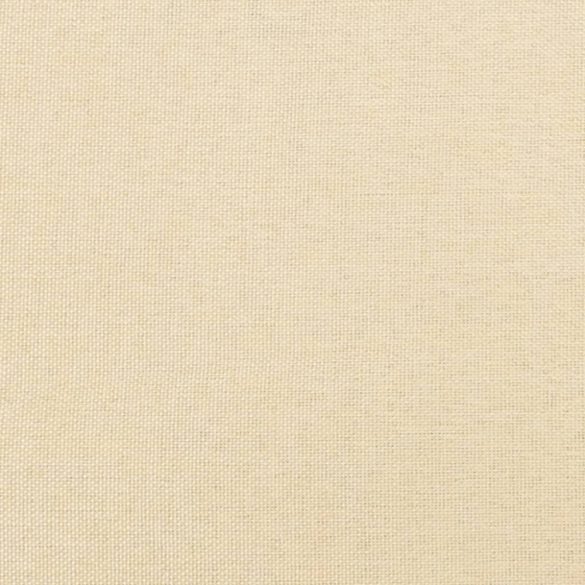 kétszemélyes krémszínű szövet kanapéágy