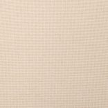 kétszemélyes krémszínű szövet kanapéágy két párnával