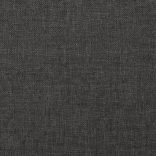 kétszemélyes sötétszürke szövet kanapéágy két párnával