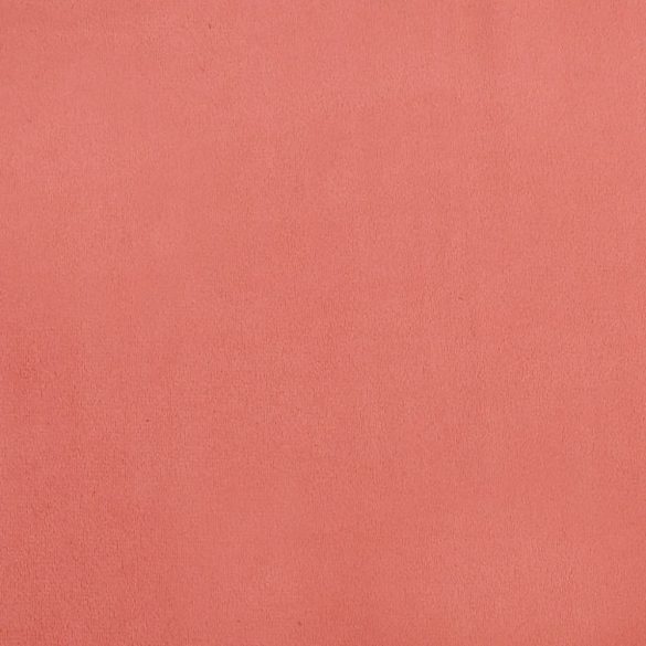 kétszemélyes rózsaszín bársony kanapéágy két párnával