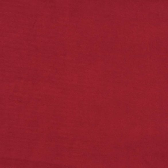 kétszemélyes bordó bársony kanapéágy két párnával