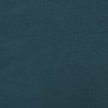 kétszemélyes kék bársony kanapéágy két párnával