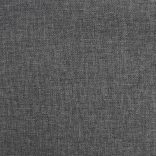 kétszemélyes sötétszürke szövet kanapéágy két párnával