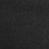 kétszemélyes fekete szövet kanapéágy két párnával