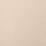 kétszemélyes krémszínű szövet kanapéágy két párnával