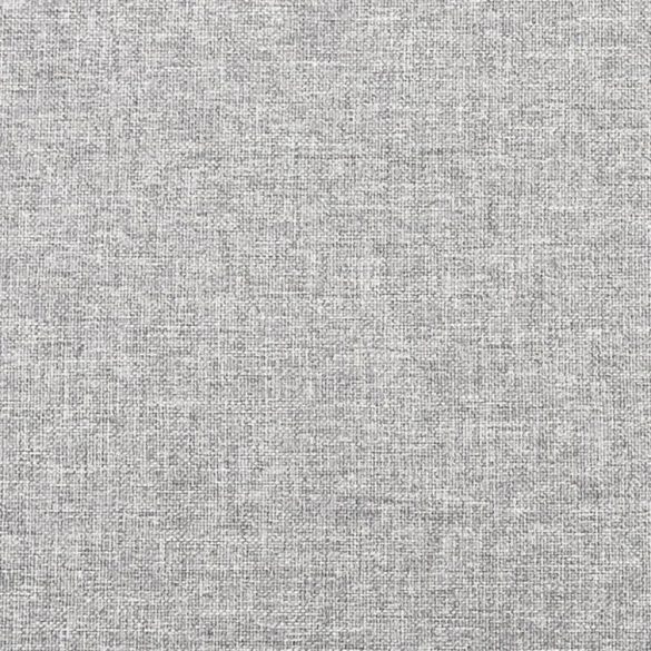 kétszemélyes világosszürke szövet kanapéágy két párnával