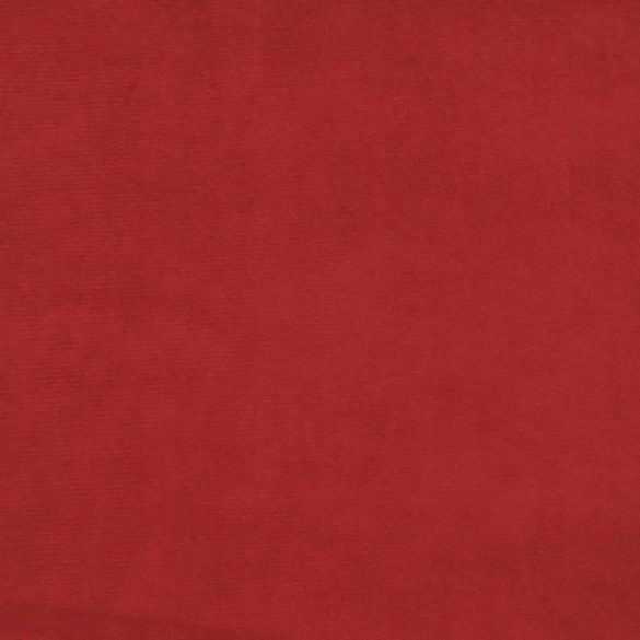 kétszemélyes bordó bársony kanapéágy két párnával