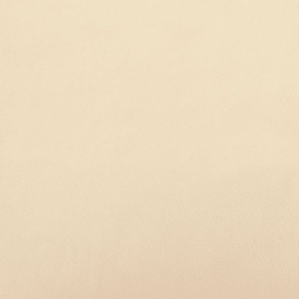 kétszemélyes krémszínű bársony kanapéágy