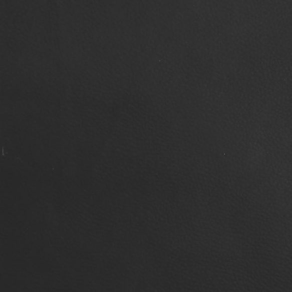 kétszemélyes fekete műbőr dívány