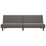 kétszemélyes szürke műbőr dívány