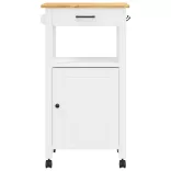 MONZA tömör fenyőfa konyhai kocsi 48 x 40 x 88,5 cm