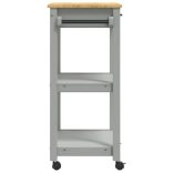 MONZA tömör fenyőfa konyhai kocsi 60 x 40 x 88,5 cm