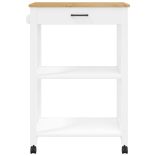 MONZA tömör fenyőfa konyhai kocsi 60 x 40 x 88,5 cm