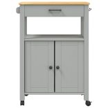 MONZA tömör fenyőfa konyhai kocsi 60 x 40 x 88,5 cm