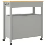 MONZA tömör fenyőfa konyhai kocsi 84 x 40 x 88,5 cm