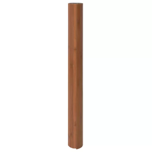 négyszögletű barna bambusz szőnyeg 60 x 100 cm