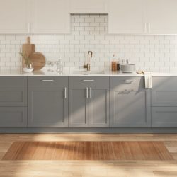 négyszögletű természetes bambusz szőnyeg 60 x 200 cm