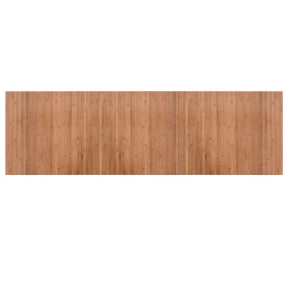 négyszögletű természetes bambusz szőnyeg 60 x 200 cm